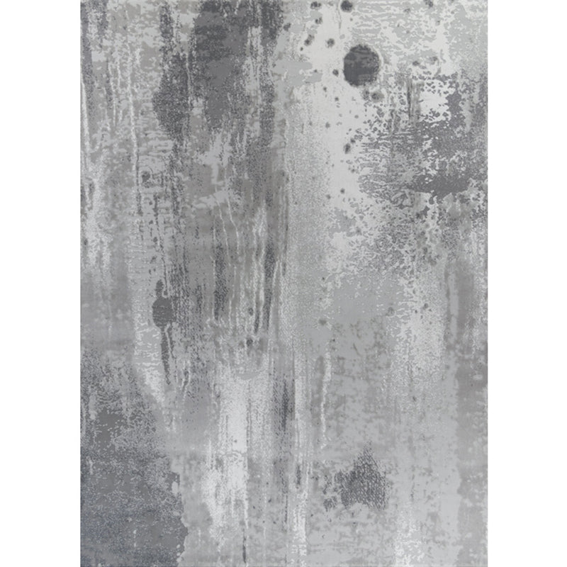 Novelty Living Room Rug Multi Color Abstract Printed Indoor Rug Cotton Blend Non-Slip Stain-Resistant Carpet Dark Gray Clearhalo 'Area Rug' 'Rug' 2309418