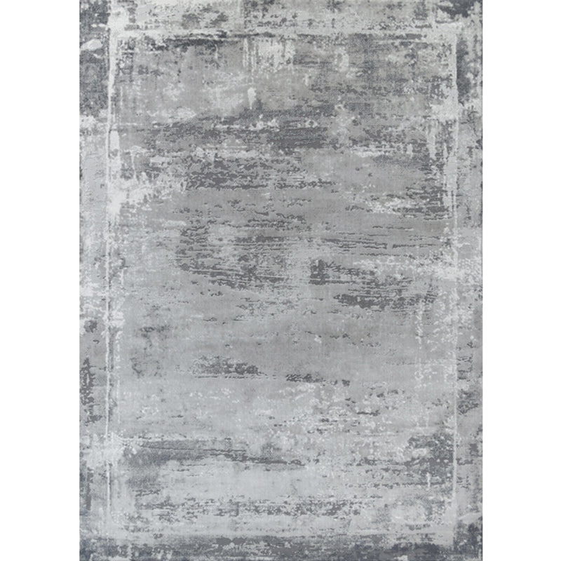 Novelty Living Room Rug Multi Color Abstract Printed Indoor Rug Cotton Blend Non-Slip Stain-Resistant Carpet Gray-Khaki Clearhalo 'Area Rug' 'Rug' 2309419