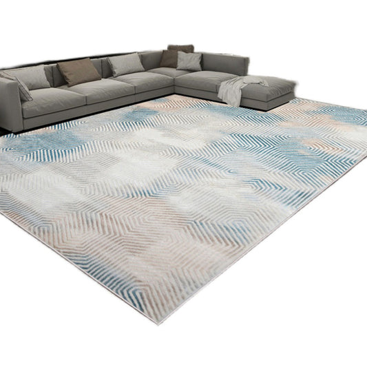 Formal Decoration Rug Multi Colored Abstract Printed Indoor Rug Polyster Non-Slip Backing Pet Friendly Carpet Clearhalo 'Area Rug' 'Rug' 2309430