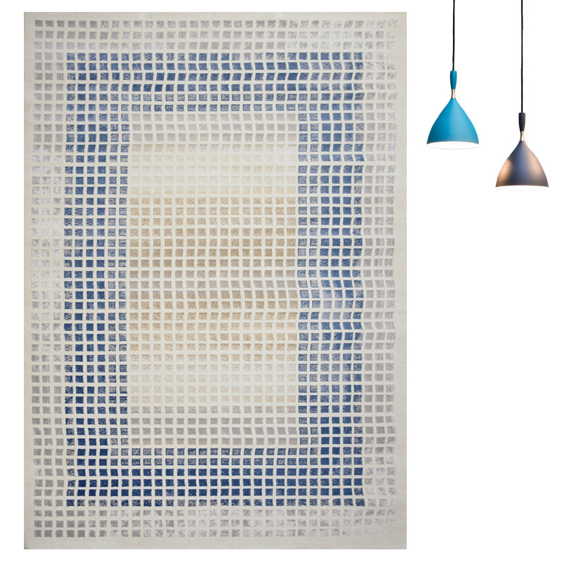 Formal Decoration Rug Multi Colored Abstract Printed Indoor Rug Polyster Non-Slip Backing Pet Friendly Carpet Dark Beige Clearhalo 'Area Rug' 'Rug' 2309433