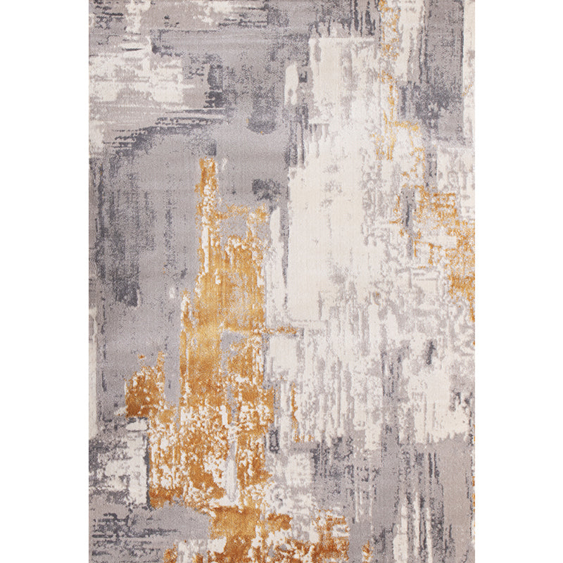 Calming Abstract Printed Rug Multi Colored Cotton Blend Indoor Rug Non-Slip Backing Easy Care Area Carpet for Room Clearhalo 'Area Rug' 'Rug' 2309438