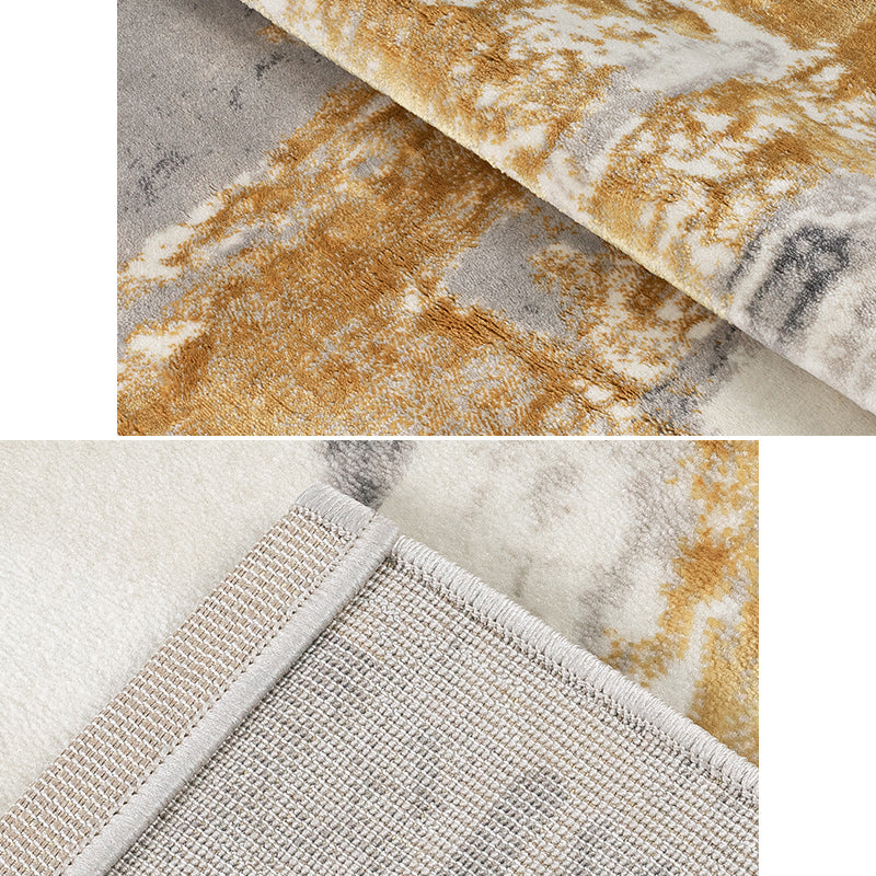 Calming Abstract Printed Rug Multi Colored Cotton Blend Indoor Rug Non-Slip Backing Easy Care Area Carpet for Room Clearhalo 'Area Rug' 'Rug' 2309440