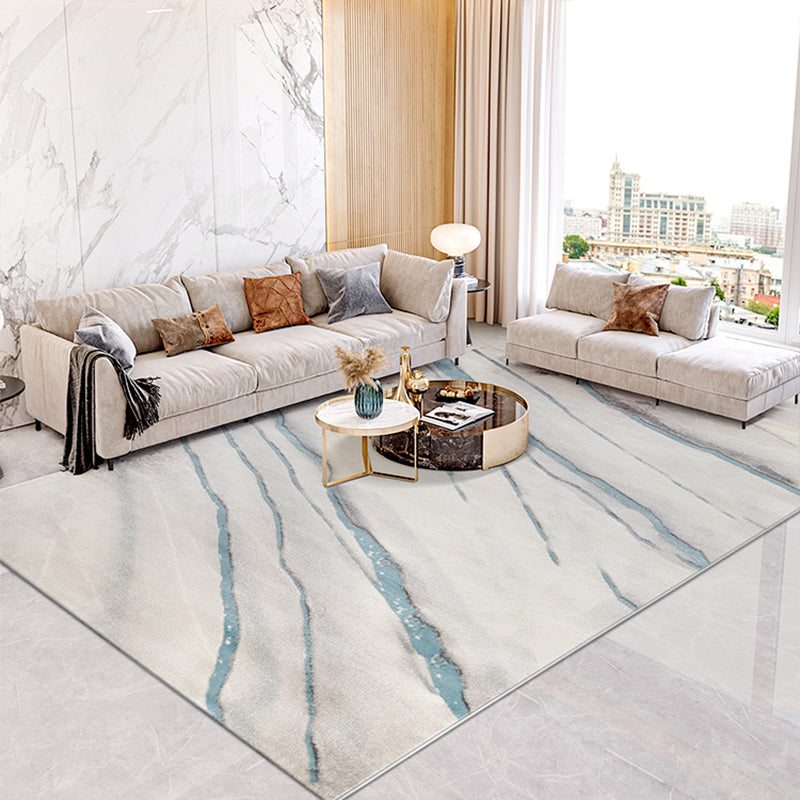 Formal Living Room Rug Multi Colored Abstract Printed Area Carpet Polyster Easy Care Pet Friendly Indoor Rug Clearhalo 'Area Rug' 'Rug' 2309465