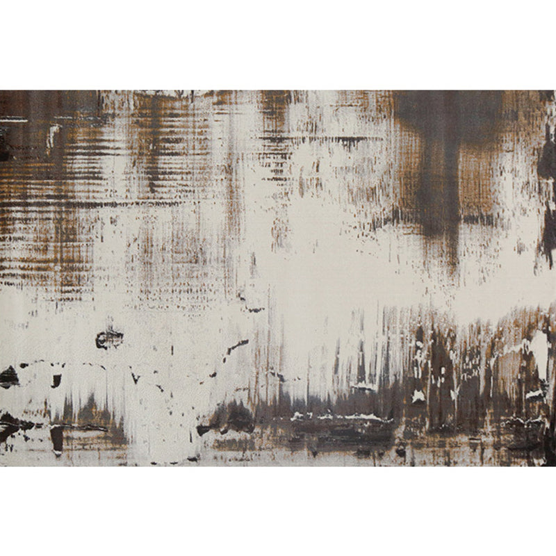 Formal Living Room Rug Multi Colored Abstract Printed Area Carpet Polyster Easy Care Pet Friendly Indoor Rug Matte Black Clearhalo 'Area Rug' 'Rug' 2309468