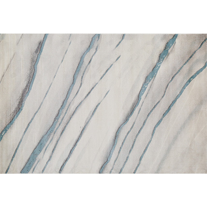 Formal Living Room Rug Multi Colored Abstract Printed Area Carpet Polyster Easy Care Pet Friendly Indoor Rug Gray-White Clearhalo 'Area Rug' 'Rug' 2309476