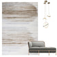 Scandinavian Living Room Rug Multi Colored Abstract Pattern Indoor Rug Non-Slip Backing Washable Area Carpet Light Camel Clearhalo 'Area Rug' 'Rug' 2309483