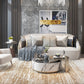 Scandinavian Living Room Rug Multi Colored Abstract Pattern Indoor Rug Non-Slip Backing Washable Area Carpet Clearhalo 'Area Rug' 'Rug' 2309486