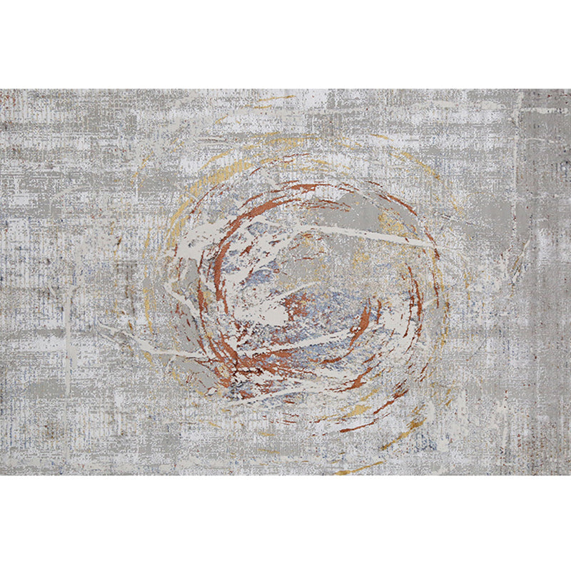Simple Abstract Rug Multi Color Nordic Indoor Rug Polyster Anti-Slip Backing Pet Friendly Easy Care Carpet for Parlor Silver Gray Clearhalo 'Area Rug' 'Rug' 2309500