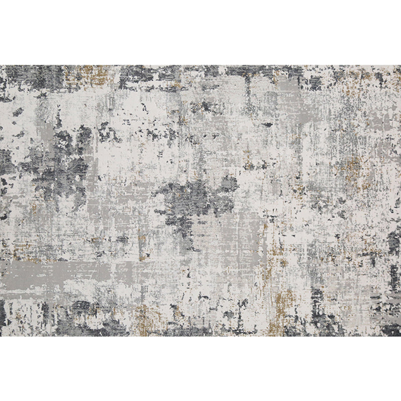 Simple Abstract Rug Multi Color Nordic Indoor Rug Polyster Anti-Slip Backing Pet Friendly Easy Care Carpet for Parlor Grey Clearhalo 'Area Rug' 'Rug' 2309506