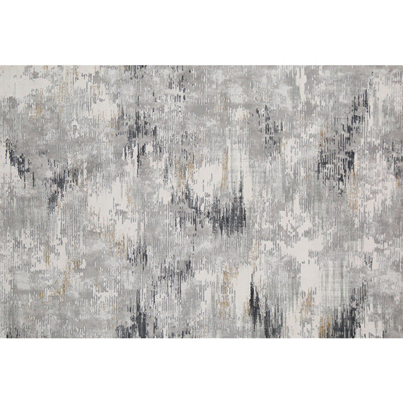 Simple Abstract Rug Multi Color Nordic Indoor Rug Polyster Anti-Slip Backing Pet Friendly Easy Care Carpet for Parlor Ligth Gray-Red 6'7" x 9'6" Clearhalo 'Area Rug' 'Rug' 2309510