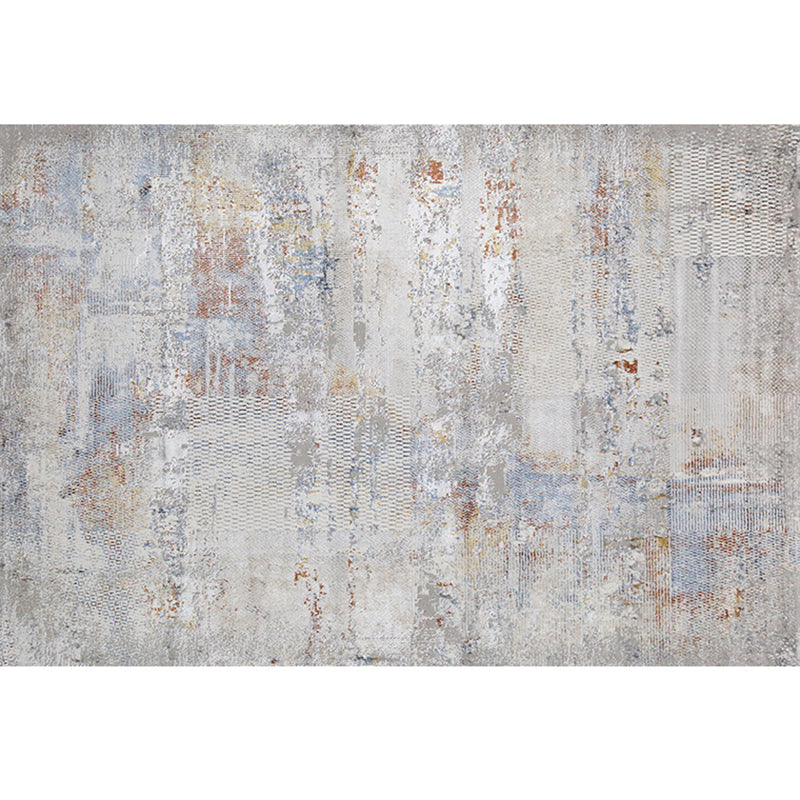 Simple Abstract Rug Multi Color Nordic Indoor Rug Polyster Anti-Slip Backing Pet Friendly Easy Care Carpet for Parlor Gray-Khaki Clearhalo 'Area Rug' 'Rug' 2309514