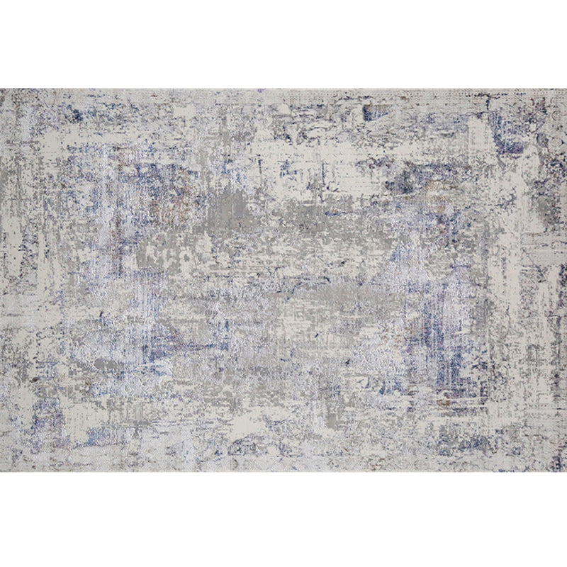 Simple Abstract Rug Multi Color Nordic Indoor Rug Polyster Anti-Slip Backing Pet Friendly Easy Care Carpet for Parlor Gray-Blue Clearhalo 'Area Rug' 'Rug' 2309515