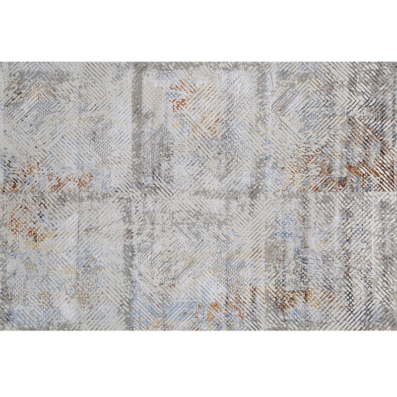 Simple Abstract Rug Multi Color Nordic Indoor Rug Polyster Anti-Slip Backing Pet Friendly Easy Care Carpet for Parlor Dark Gray Clearhalo 'Area Rug' 'Rug' 2309520