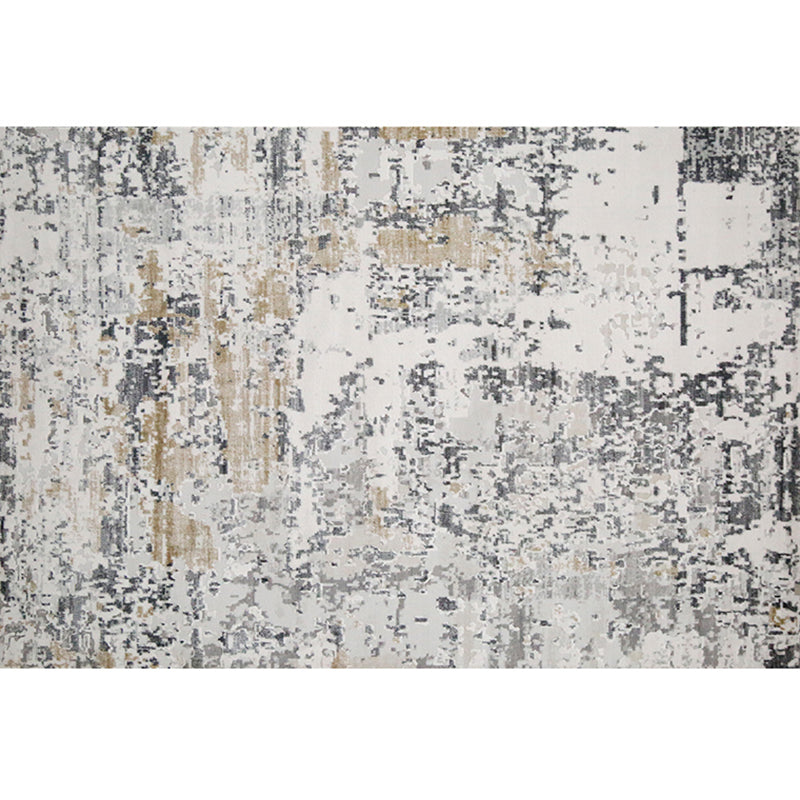 Simple Abstract Rug Multi Color Nordic Indoor Rug Polyster Anti-Slip Backing Pet Friendly Easy Care Carpet for Parlor Gray-Yellow Clearhalo 'Area Rug' 'Rug' 2309521