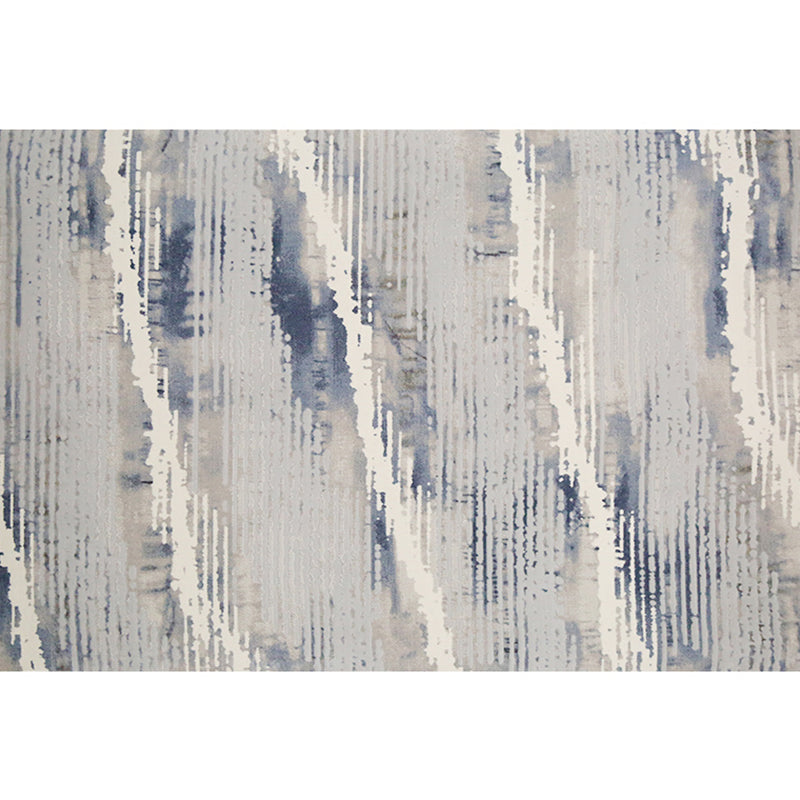 Multi Colored Novelty Rug Polypropylene Abstract Pattern Indoor Rug Easy Care Pet Friendly Area Carpet for Room Black Gray-White Clearhalo 'Area Rug' 'Rug' 2309531