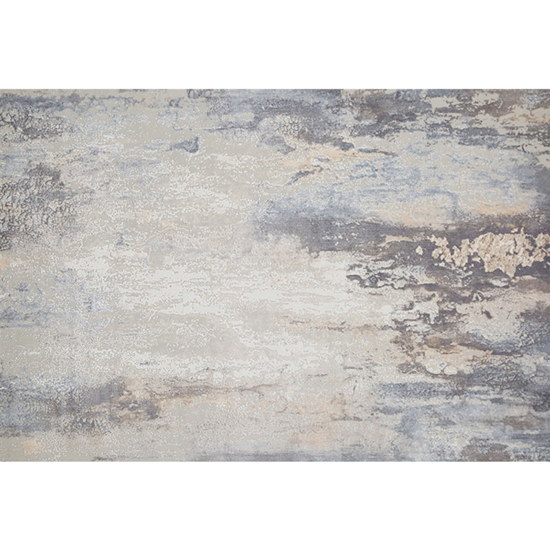 Multi Colored Novelty Rug Polypropylene Abstract Pattern Indoor Rug Easy Care Pet Friendly Area Carpet for Room Gray-White Clearhalo 'Area Rug' 'Rug' 2309534