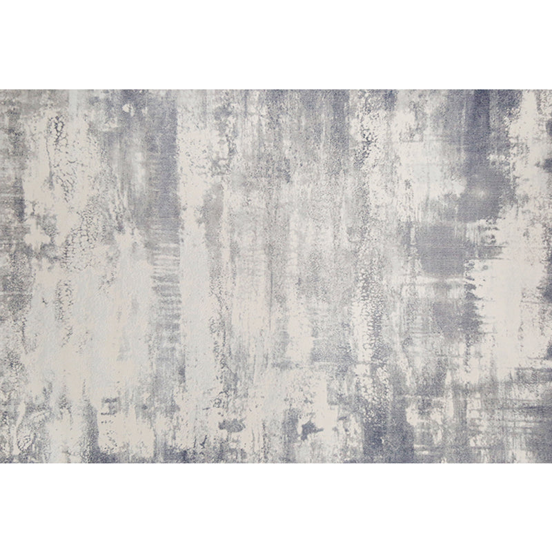 Multi Colored Novelty Rug Polypropylene Abstract Pattern Indoor Rug Easy Care Pet Friendly Area Carpet for Room Gray-Blue Clearhalo 'Area Rug' 'Rug' 2309537