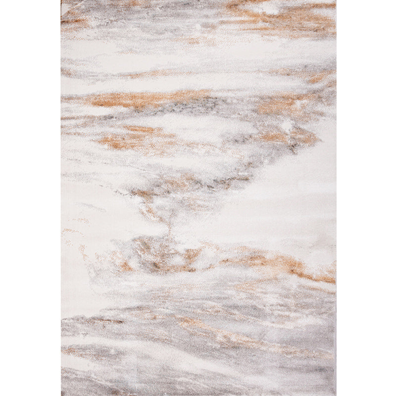 Calming Parlor Rug Multi Colored Abstract Print Indoor Rug Polyster ...