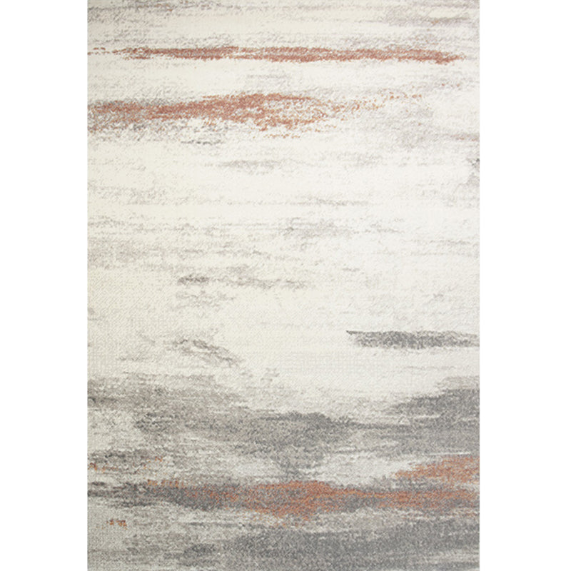 Calming Parlor Rug Multi Colored Abstract Print Indoor Rug Polyster ...