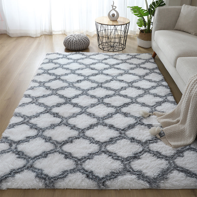 Casual Geometric Print Rug Multi Colored Polyster Indoor Rug Non-Slip Backing Pet Friendly Area Carpet for Living Room Clearhalo 'Area Rug' 'Casual' 'Rugs' Rug' 2309619