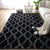 Casual Geometric Print Rug Multi Colored Polyster Indoor Rug Non-Slip Backing Pet Friendly Area Carpet for Living Room Black Clearhalo 'Area Rug' 'Casual' 'Rugs' Rug' 2309621