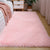 Multi Colored Simple Rug Polypropylene Solid-Color Area Carpet Anti-Slip Backing Pet Friendly Indoor Rug for Bedroom Pink Clearhalo 'Area Rug' 'Casual' 'Rugs' Rug' 2309674