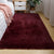 Multi Colored Simple Rug Polypropylene Solid-Color Area Carpet Anti-Slip Backing Pet Friendly Indoor Rug for Bedroom Dark Red Clearhalo 'Area Rug' 'Casual' 'Rugs' Rug' 2309680