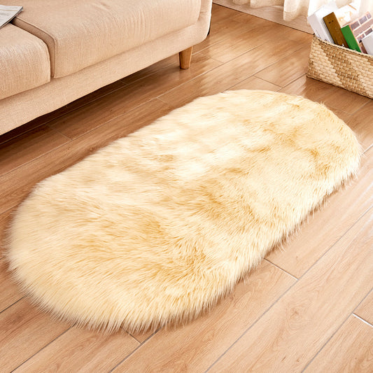 Simple Living Room Rug Multi Colored Solid Color Indoor Rug Non-Slip Backing Easy Care Area Carpet Light Yellow Clearhalo 'Area Rug' 'Casual' 'Rugs' Rug' 2309695