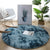 Casual Bedroom Rug Multi Colored Polyster Indoor Rug Non-Slip Backing Easy Care Washable Carpet Peacock Blue Clearhalo 'Area Rug' 'Casual' 'Rugs' Rug' 2309726