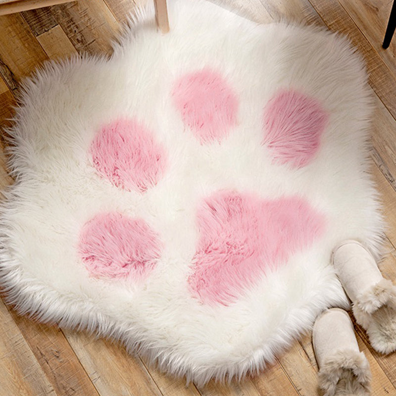 Paw Shape Printed Rug Multi Color Casual Indoor Rug Polypropylene Anti-Slip Backing Pet Friendly Carpet for Room Clearhalo 'Area Rug' 'Casual' 'Rugs' Rug' 2309730