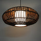 Lantern Hanging Light Fixture Chinese Bamboo 1-Light Suspension Lighting for Dining Room Clearhalo 'Ceiling Lights' 'Modern Pendants' 'Modern' 'Pendant Lights' 'Pendants' Lighting' 2310590
