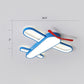 Plane Shaped LED Flush Light Kids Style Acrylic Bedroom Flush Mount Ceiling Light in Blue Blue 25.5" Third Gear Clearhalo 'Ceiling Lights' 'Close To Ceiling Lights' 'Close to ceiling' 'Flush mount' Lighting' 2311193