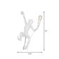 Resin Monkey Wall Mount Light Fixture Art Deco 1-Light White Wall Sconce for Foyer Clearhalo 'Wall Lamps & Sconces' 'Wall Lights' Lighting' 2311869