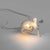 Mouse Shaped Mini Bedroom Table Light Resin 1 Head Novelty Kids Night Stand Lamp White Prone Clearhalo 'Lamps' 'Table Lamps' Lighting' 2311877