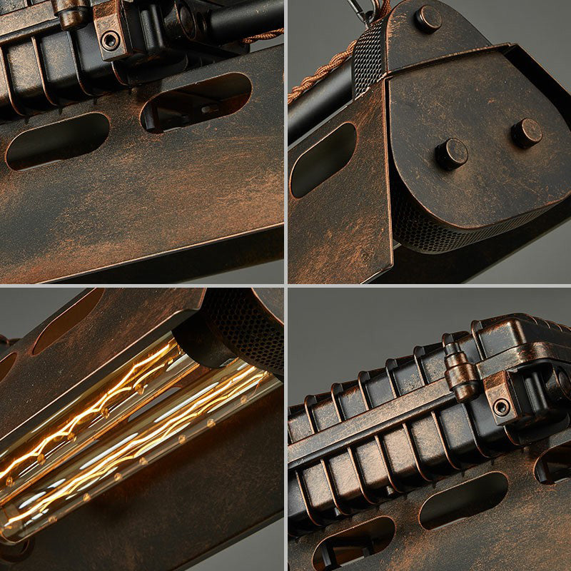 Decorative 4-Light Hanging Lamp Triangular Prism Island Light Fixture with Metal Shade for Restaurant Clearhalo 'Ceiling Lights' 'Island Lights' Lighting' 2311983