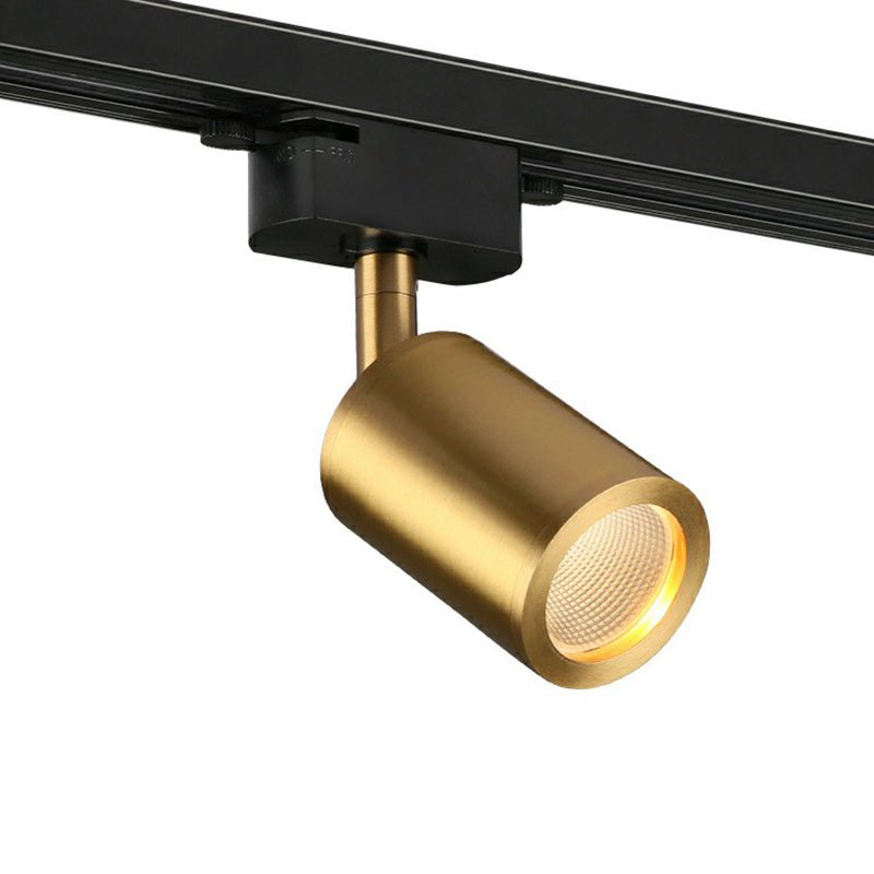 Tube LED Spotlight Track Lighting Postmodern Metal Black and Gold Semi-Flush Ceiling Light Clearhalo 'Ceiling Lights' 'Close To Ceiling Lights' 'Close to ceiling' 'Semi-flushmount' Lighting' 2312116