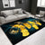 Glam Modern Rug Multi Color 3D Plant Print Rug Pet Friendly Non-Slip Machine Washable Rug for Living Room Gold Clearhalo 'Area Rug' 'Modern' 'Rugs' Rug' 2316947