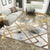 Multi-Color Geometric Rug Polypropylene Contemporary Rug Washable Stain Resistant Non-Slip Carpet for Home Dark Gray-Yellow Clearhalo 'Area Rug' 'Modern' 'Rugs' Rug' 2316991