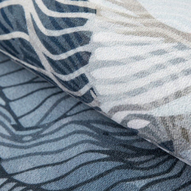 Simplicity Abstract Line Print Rug Multi Color Polypropylene Rug Anti-Slip Backing Stain Resistant Pet Friendly Area Carpet for Room Clearhalo 'Area Rug' 'Modern' 'Rugs' Rug' 2317005