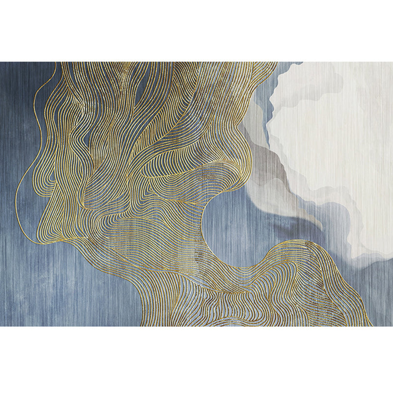 Simplicity Abstract Line Print Rug Multi Color Polypropylene Rug Anti-Slip Backing Stain Resistant Pet Friendly Area Carpet for Room Clearhalo 'Area Rug' 'Modern' 'Rugs' Rug' 2317007