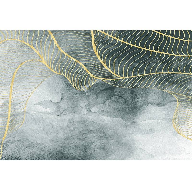 Simplicity Abstract Line Print Rug Multi Color Polypropylene Rug Anti-Slip Backing Stain Resistant Pet Friendly Area Carpet for Room Gray-Green Clearhalo 'Area Rug' 'Modern' 'Rugs' Rug' 2317021