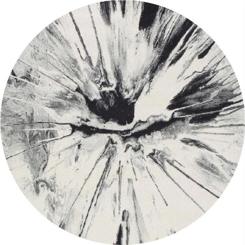 Minimalistic Modern Rug Multicolor Watercolor Print Rug Pet Friendly Machine Washable Anti-Slip Rug for Living Room Black Clearhalo 'Area Rug' 'Modern' 'Rugs' Rug' 2317102