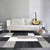 Multi-Colored Geometric Rug Synthetics Contemporary Rug Anti-Slip Stain Resistant Machine Washable Area Rug for Home Black-Gray Clearhalo 'Area Rug' 'Modern' 'Rugs' Rug' 2317140