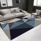 Decorative Multi Color Contemporary Rug Synthetics 3D Geometric Pattern Rug Washable Pet-Friendly Non-Slip Rug for Drawing Room Blue-Brown Clearhalo 'Area Rug' 'Modern' 'Rugs' Rug' 2317270