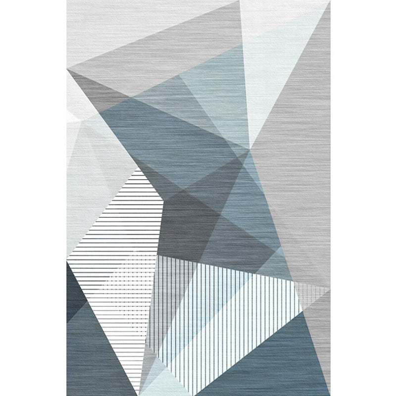 Minimalism 3D Geometric Printed Rug Multicolor Polyester Rug Washable Anti-Slip Backing Stain Resistant Rug for Great Room Clearhalo 'Area Rug' 'Modern' 'Rugs' Rug' 2317295