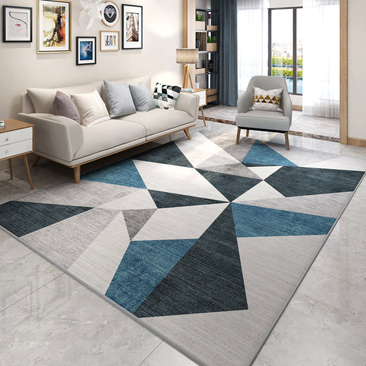 Stylish Modern Area Rug Multicolor Geometric Pattern Carpet Stain Resistant Non-Slip Backing Washable Rug for Drawing Room Clearhalo 'Area Rug' 'Modern' 'Rugs' Rug' 2317349