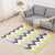 Minimalistic 3D Geometric Rug Multicolor Polyester Area Carpet Pet Friendly Non-Slip Backing Washable Rug for Living Room Gray-Yellow Clearhalo 'Area Rug' 'Modern' 'Rugs' Rug' 2317396