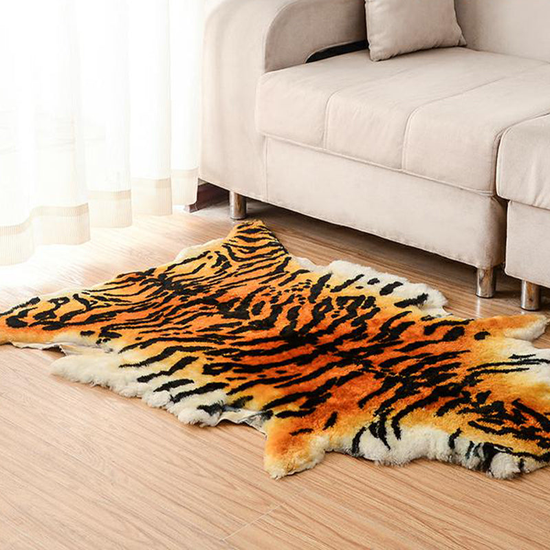 Creative Animal Print Rug Multi Colored Lamb Wool Indoor Rug Non-Slip Backing Pet Friendly Area Carpet for Room Clearhalo 'Area Rug' 'Casual' 'Rugs' Rug' 2317438
