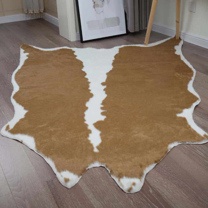 Novelty Shape Animal Rug Multi Colored Casual Area Carpet Polypropylene Easy Care Pet Friendly Area Rug for Room Brown Clearhalo 'Area Rug' 'Casual' 'Rugs' Rug' 2317454