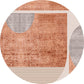 Contemporary Decoration Rug Multi Colored Geo Printed Area Carpet Cotton Blend Anti-Slip Backing Easy Care Rug Yellow-Red Clearhalo 'Area Rug' 'Rug' 2317487